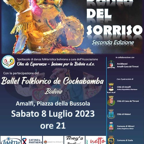 “La Danza del Sorriso”, stasera ad Amalfi tappa del Ballet Folklorico de Cochabamba