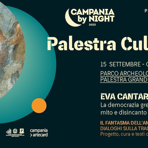 "La democrazia greca tra mito e disincanto”, 15 settembre l'antichista Eva Cantarella a Pompei per la rassegna “Palestra culturale“ 