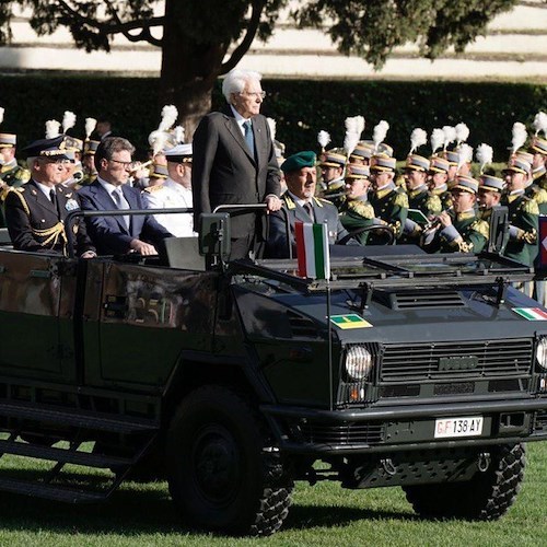Mattarella alle celebrazioni della GdF<br />&copy; Guardia di Finanza