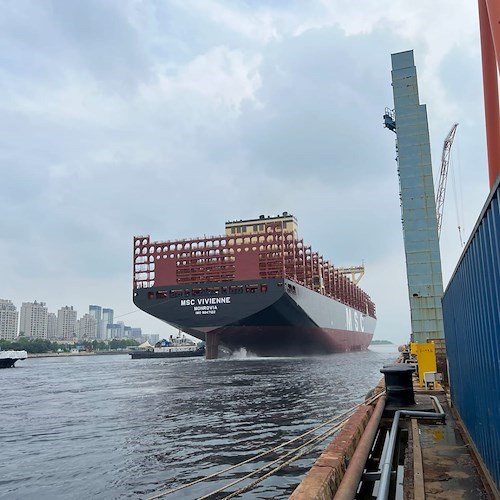 Il varo della nuova MSC Vivienne <br />&copy; Salvatore Barra