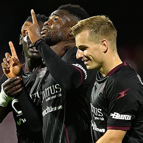 La Salernitana cala il poker in Coppa Italia: 4-0 alla Sampdoria