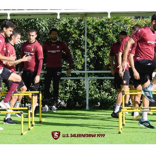 La Salernitana è già al lavoro per la partita di Firenze