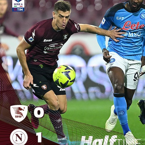 La Salernitana perde 2-0, il derby è del Napoli