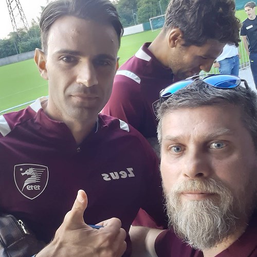 La Salernitana vince la prima amichevole pre-stagionale, foto e video del tramontano Luca Somma