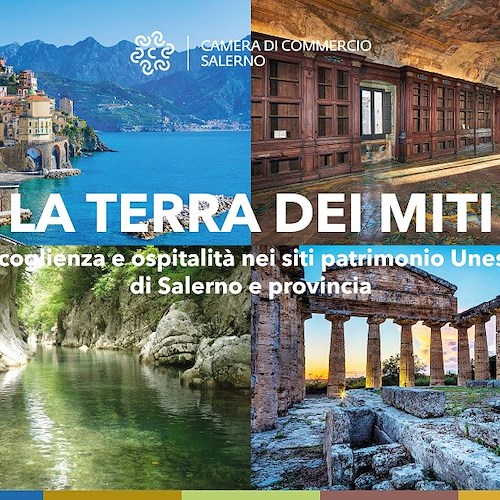 “La terra dei miti”, Camera di commercio alla Bit 2023 con evento su siti patrimonio Unesco di Salerno e provincia