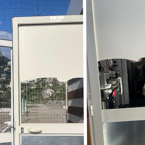 Ladri in azione in un bar di Vietri sul Mare, danneggiano la porta per rubare pochi euro