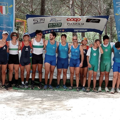 "Lago di Poma" gare nazionali di canottaggio, i giovani atleti della Partenio protagonisti a Palermo