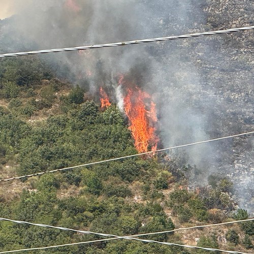 Incendio a Tramonti<br />&copy; Massimiliano D'Uva