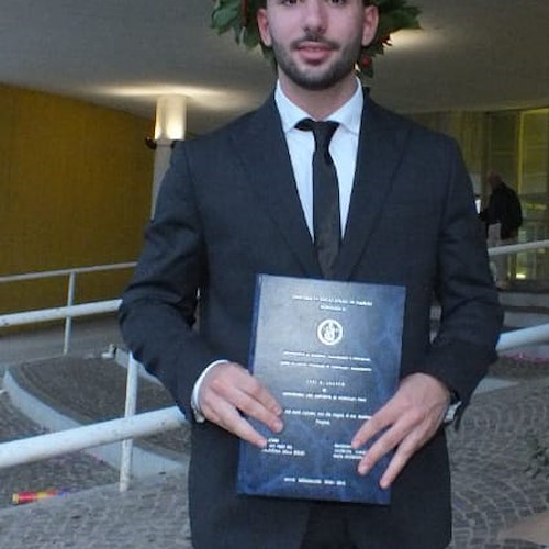 Laurea da 110 e lode in Hospitality Management per Vincenzo Maresca di Amalfi