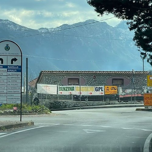 Lavori con elicottero ai valloni in frana lungo la SP1 Ravello-Chiunzi, mercoledì 8 febbraio vietato il transito