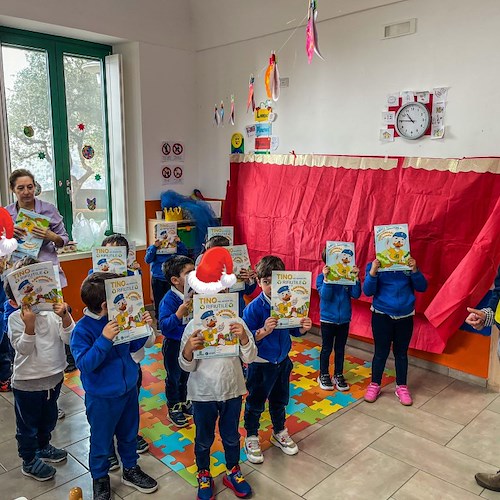 "Le Cartoniadi a Scuola": gli alunni di Positano e Praiano imparano il riciclo con il Distretto e Legambiente