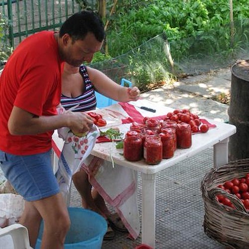 Le conserve di pomodoro d’agosto, una tradizione sempre viva in Costiera Amalfitana