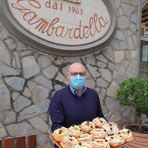 Le zeppole di San Giuseppe della Pasticceria Gambardella di Minori rigorosamente fritte