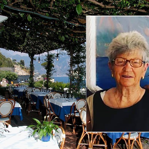 Amalfi, lutto Concetta Anastasio