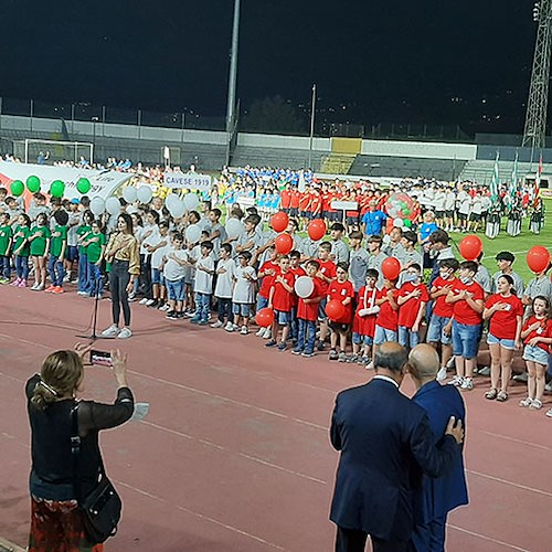 Magica inaugurazione per la 31esima edizione del Torneo Internazionale di Calcio Giovanile “Città di Cava de’ Tirreni”
