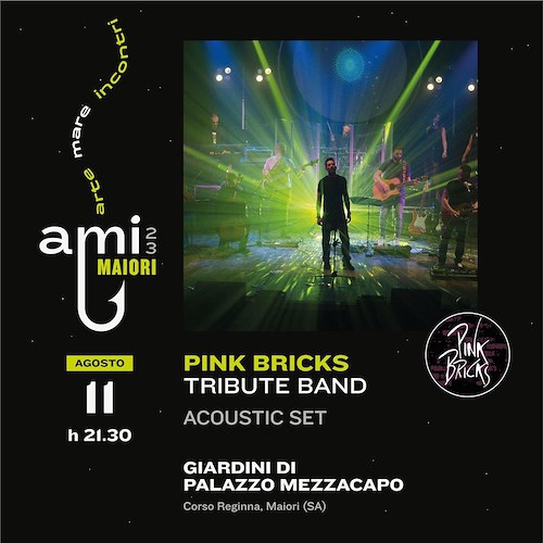 Maiori: 11 agosto il concerto dei Pink Bricks, tribute band dei Pink Floyd
