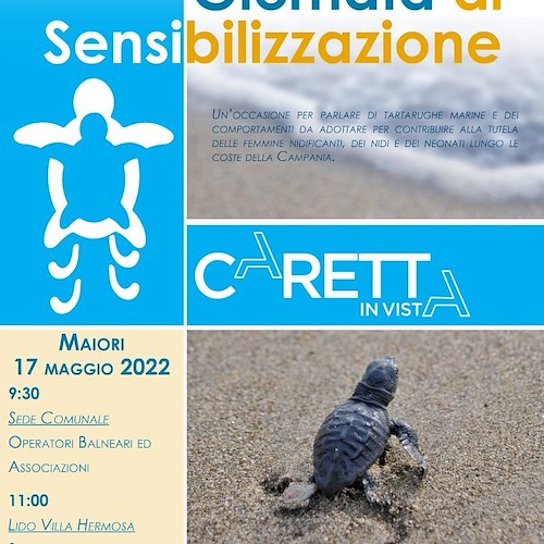 Maiori, 17 maggio una giornata di sensibilizzazione sui comportamenti da tenere per la tutela della Caretta Caretta