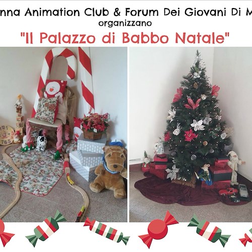 Maiori: 22-24 dicembre al 'Palazzo di Babbo Natale' tante attività per bambini [PROGRAMMA]