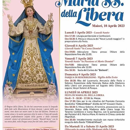 Maiori, Casa Imperato festeggia la Madonna della Libera nel Lunedì in Albis /PROGRAMMA