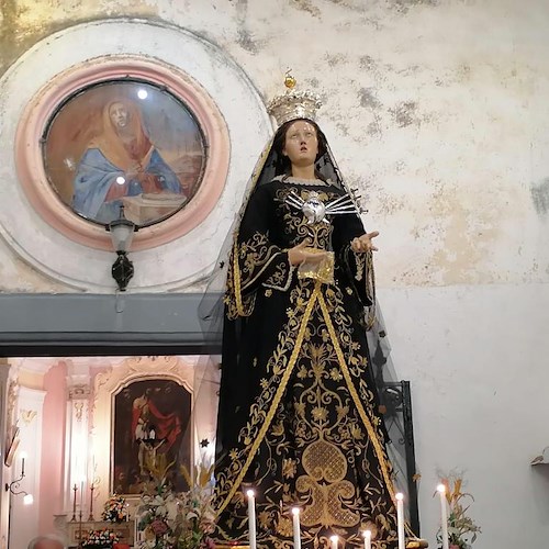 Maiori, Casale dei Cicerali in festa per la Beata Vergine Maria SS. Addolorata<br />&copy; Massimiliano D'Uva