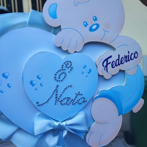 Maiori dà il benvenuto al piccolo Federico Buonocore, auguri a Mario e Lucia!
