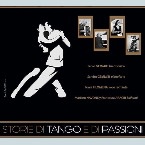 Maiori: domenica 21 agosto "Storie di tango e di passioni". Ai fratelli Gemmiti il premio Costieraarte