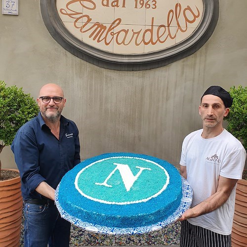 Maiori, domenica 4 giugno Festa Scudetto al Porto di Maiori con le creazioni della Pasticceria Gambardella