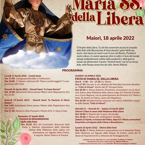 Maiori festeggia la Madonna della Libera [PROGRAMMA]