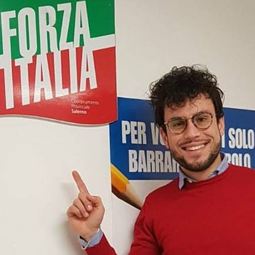 Maiori, Francopio Pellegrino coordinatore dei giovani di Forza Italia 