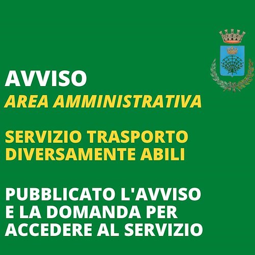 Maiori garantisce per il 2023 il servizio di trasporto per alunni e utenti con disabilità /COME FARE DOMANDA