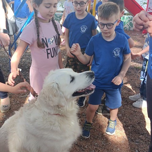 Maiori, grazie all'ENPA la Pet therapy arriva alla Scuola Paritaria delle Suore Domenicane 