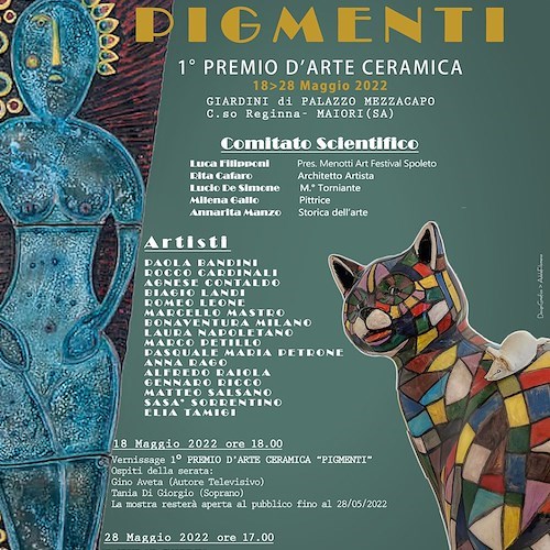 Maiori: insieme al premio "Pigmenti" CostieraArte inaugura i laboratori di Fotografia, Pittura, Scultura e Tornio /COME ISCRIVERSI