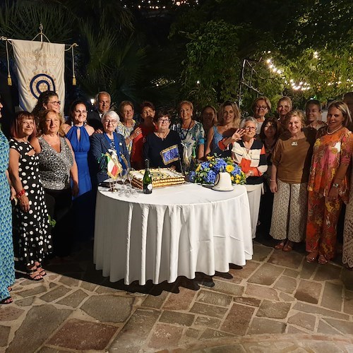 Maiori, passaggio di consegne nell'Inner Wheel Club Costiera Amalfitana: il nuovo presidente è Margherita Anastasio