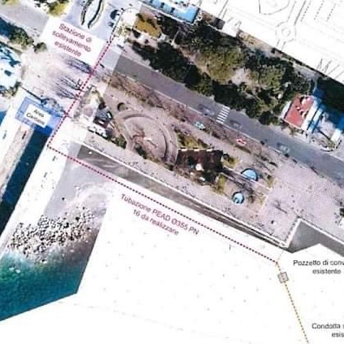 Maiori, perdite dal tubo di collegamento alla condotta sottomarina: al via i lavori di somma urgenza
