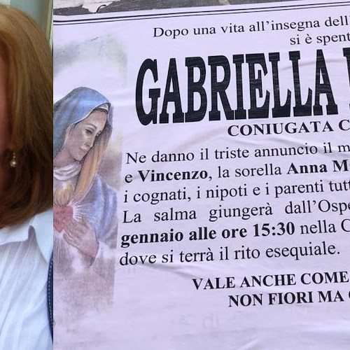 Maiori piange la prematura scomparsa di Gabriella Esposito
