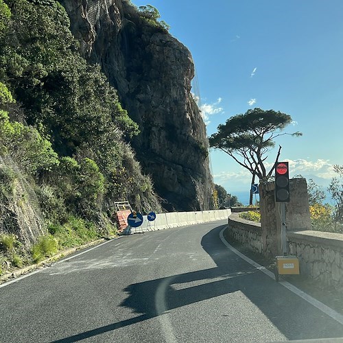 Maiori, riaperta a senso unico alternato la strada ad Erchie