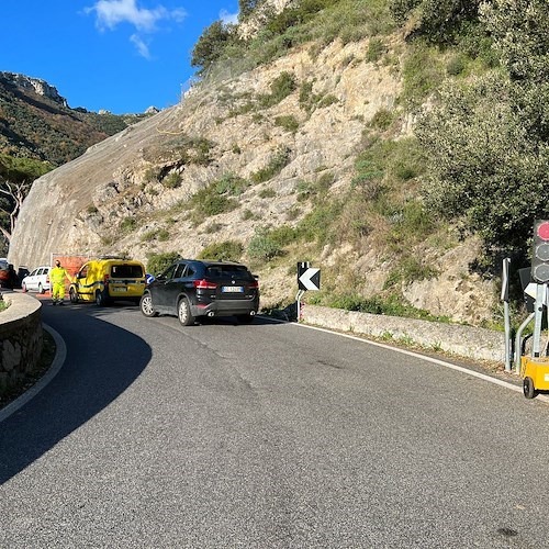 Maiori, riaperta a senso unico alternato la strada ad Erchie