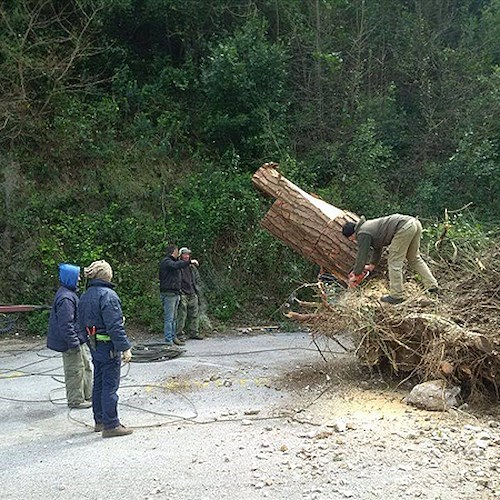 Maiori, riaperta al traffico Sp2 / FOTO