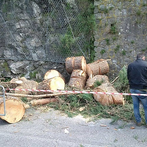 Maiori, riaperta al traffico Sp2 / FOTO