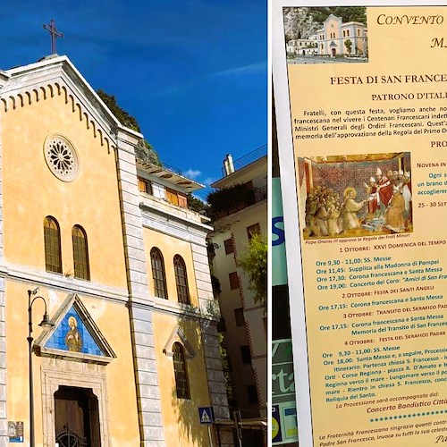 Maiori festeggia San Francesco<br />&copy; Maria Abate