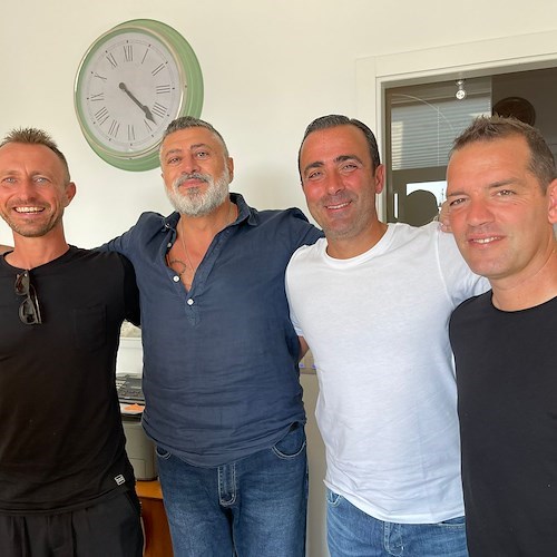 Maiori. Staff tecnico della Salernitana torna in Costiera Amalfitana prima del match con l'Inter a San Siro /foto