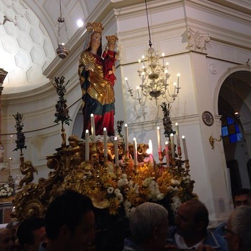 Maiori stasera festeggia il 523esimo anniversario della traslazione della statua lignea di S. Maria a Mare 