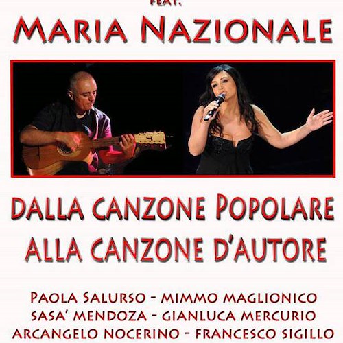 Maiori: venerdì 21 il concerto di Maria Nazionale e Carlo Faiello