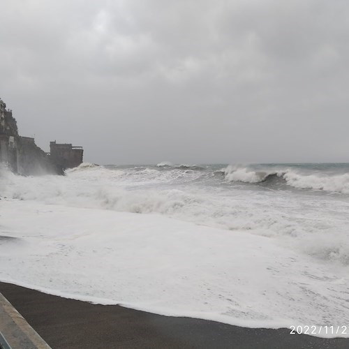 Maltempo, da stasera torna l’allerta meteo gialla anche in Costa d’Amalfi