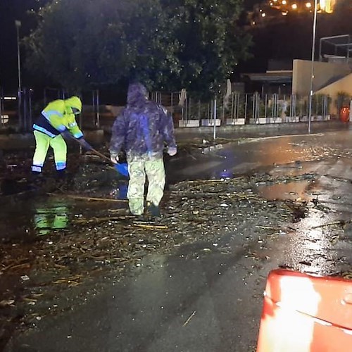 Maltempo, Marina di Vietri allagata: danni ingenti. Sindaco chiederà stato di calamità naturale