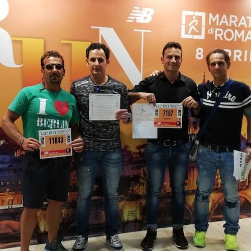 Maratona di Roma, ci sono anche 4 atleti della Costiera Amalfitana