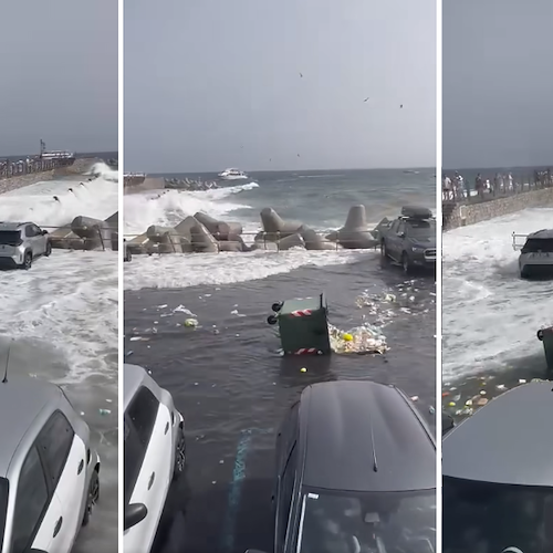 Mare agitato in Costiera: barca rischia di ribaltarsi ad Amalfi, traghetti interrotti /FOTO e VIDEO