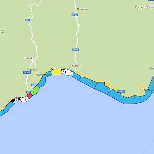 Mare pulito, ecco la guida Blu 2015 dell'Arpac: male Atrani e Marina di Vietri /MAPPA