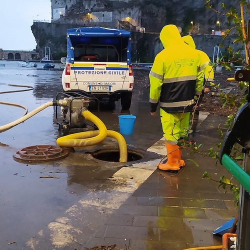 Mareggiate e nubifragi in Costiera Amalfitana: monitoraggio e prevenzione hanno ridotto i disagi [FOTO]