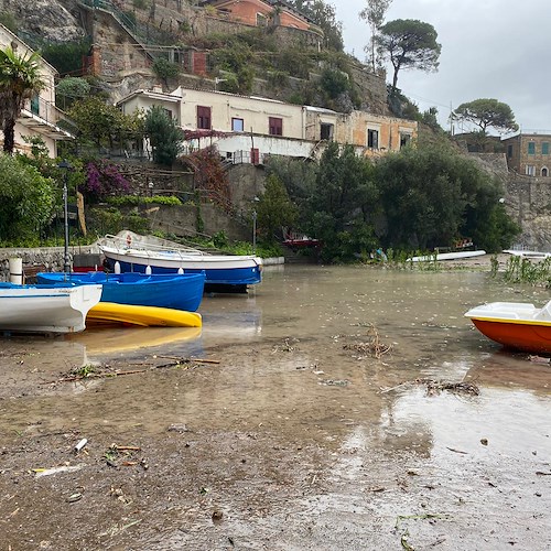 Mareggiate e nubifragi in Costiera Amalfitana: monitoraggio e prevenzione hanno ridotto i disagi [FOTO]